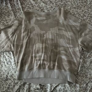 victoria’s secret tan camo sweater